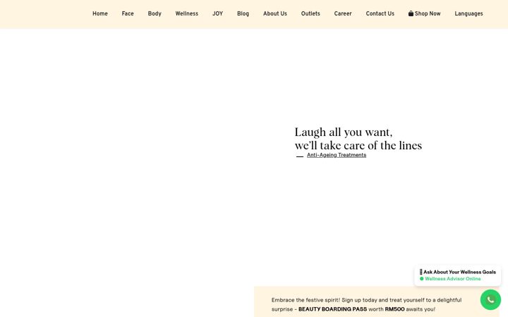 Screenshot of beautyhealthandwellnessmalaysia.com