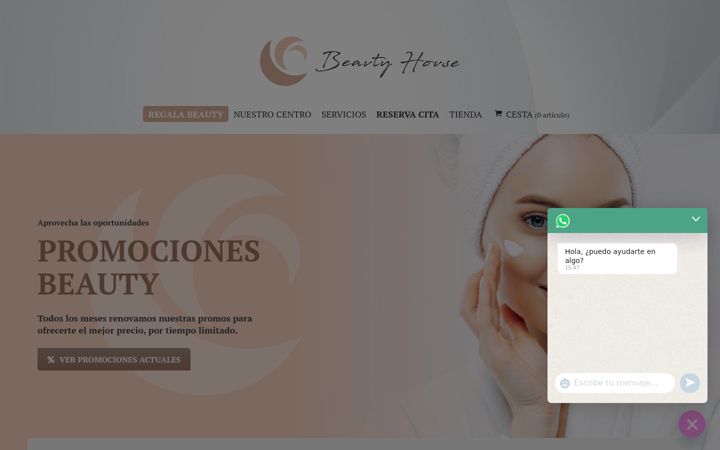Screenshot of beautyhouse.es