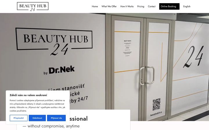 Screenshot of beautyhub24.cz