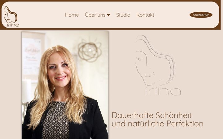 Screenshot van beautyinstitut-irina.de