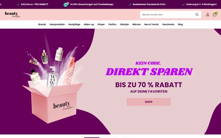 Screenshot του beautykaufen.de