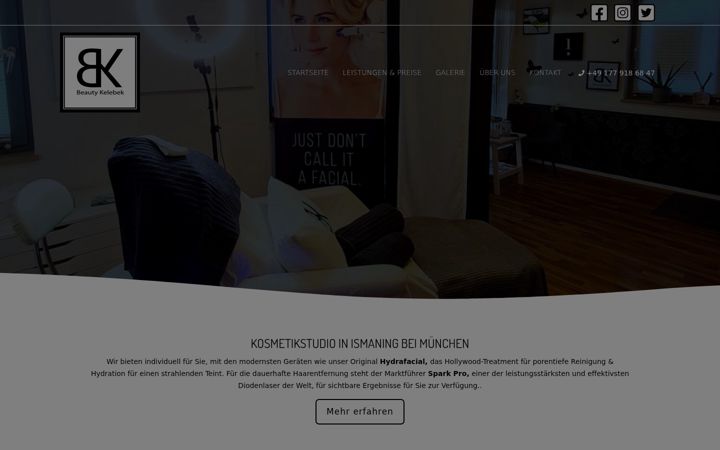 Screenshot of beautykelebek.de