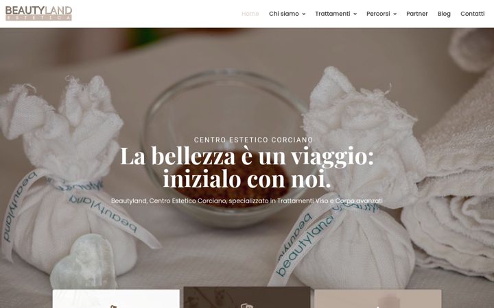 Screenshot of beautylandcentroestetico.it
