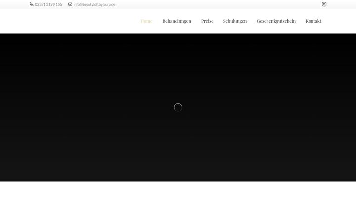Screenshot of beautyloftbylaura.de