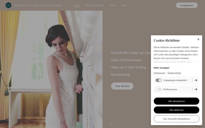 Screenshot of beautylounge-leipzig.de