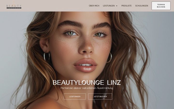 Screenshot of beautylounge-linz.at