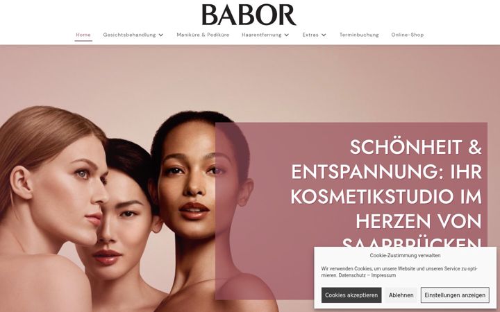 Screenshot του beautylounge-spa.de