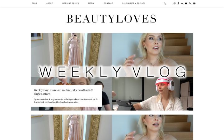 Screenshot of beautyloves.be