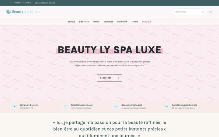 Captura de pantalla de beautylyspaluxe.fr