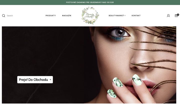 Snímek obrazovky beautymarket.sk