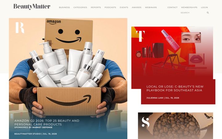 Screenshot of beautymatter.com