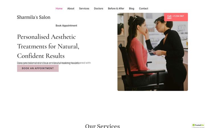 Snímek obrazovky beautymedspa.com.au