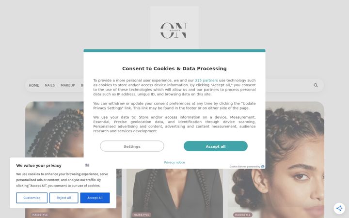 Screenshot of beautyon.info