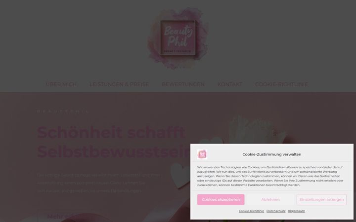 Screenshot of beautyphil.de