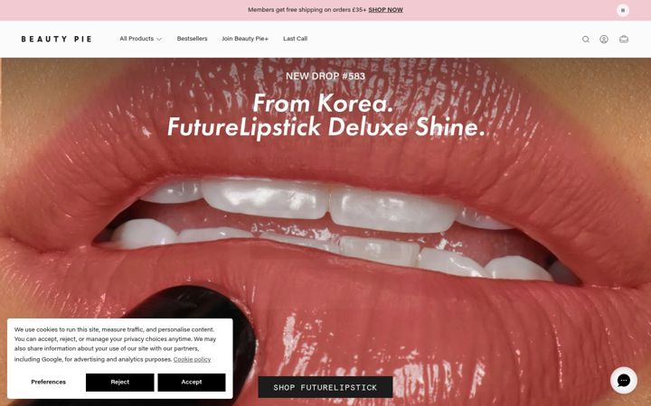 Screenshot of beautypie.com