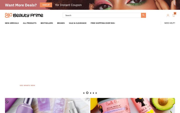 Screenshot of beautyprime.com