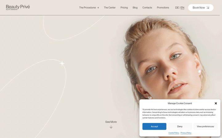 Screenshot of beautyprive.at