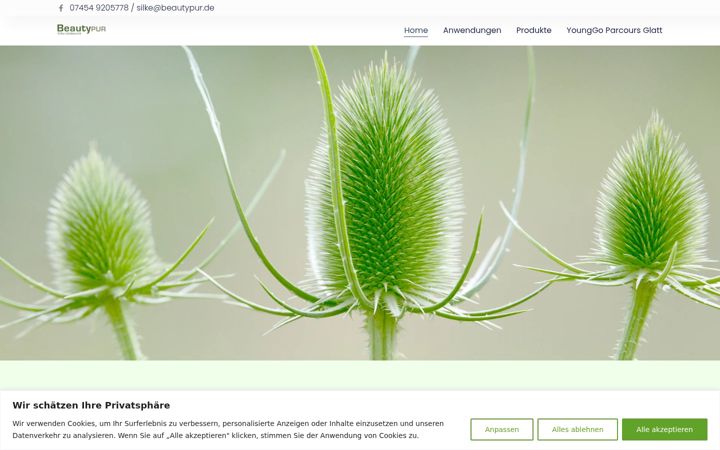 Screenshot of beautypur.de