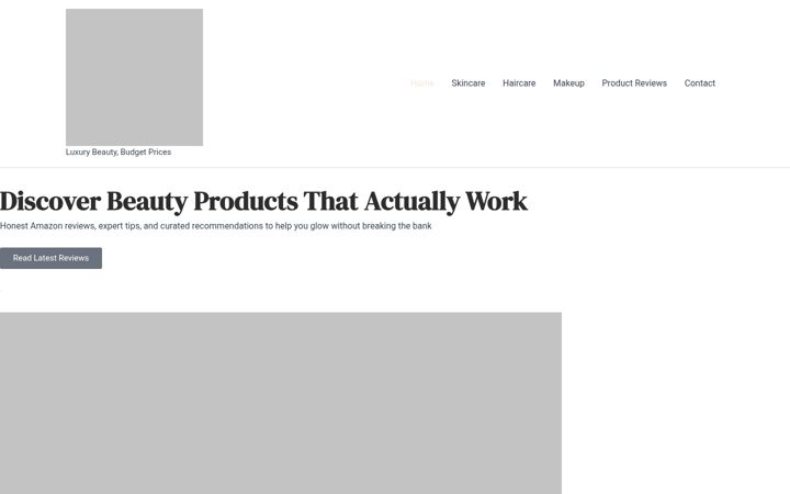 Screenshot of beautyqueencollection.com