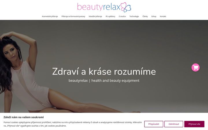 Screenshot ta' beautyrelax.cz