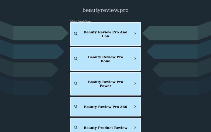 Screenshot of beautyreview.pro