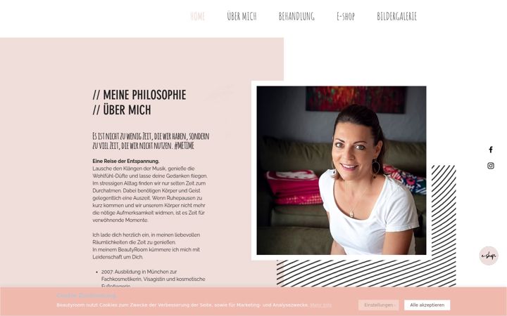 Screenshot of beautyroom-byfranzi.de