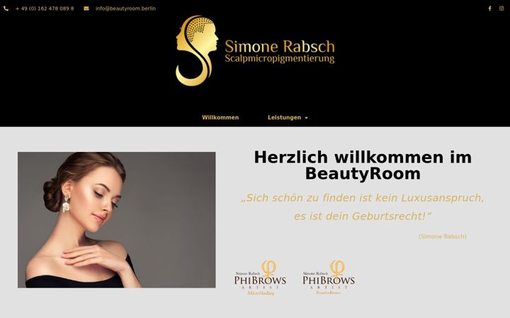 Screenshot of beautyroom.berlin