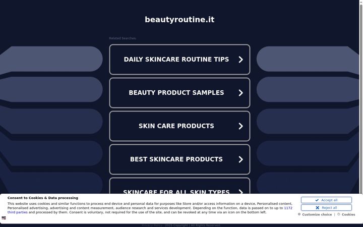 Screenshot of beautyroutine.it
