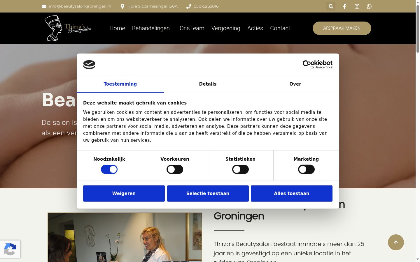 Sutikimo reklamjuostės, rodytos prieš bet kokią sąveiką, ekrano kopija