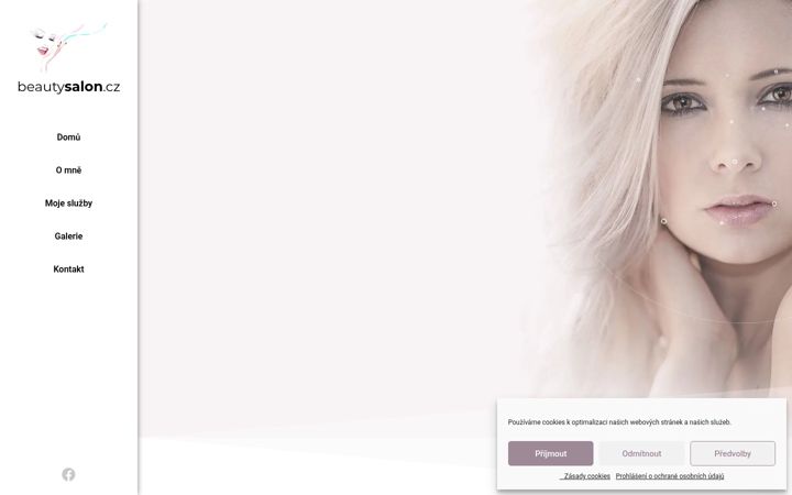 Screenshot of beautysalon.cz