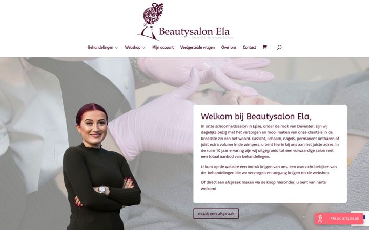 Ekrano kopija beautysalonela.nl