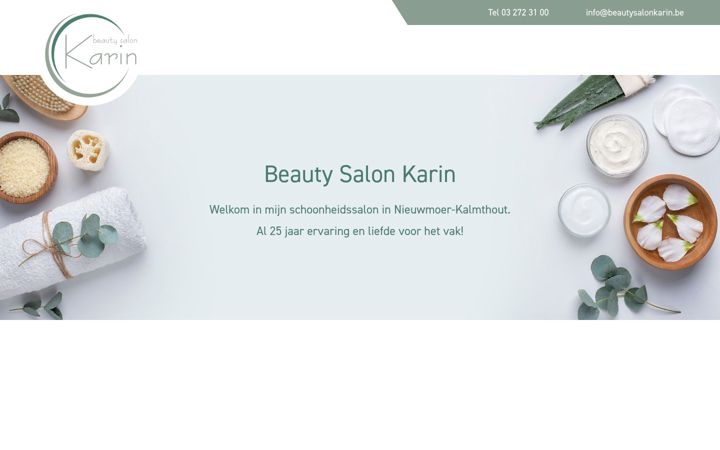 Zrzut ekranu beautysalonkarin.be