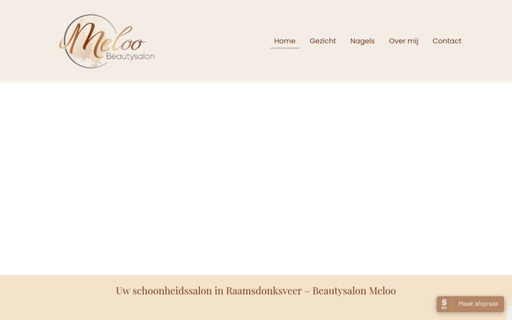 Zrzut ekranu beautysalonmeloo.nl