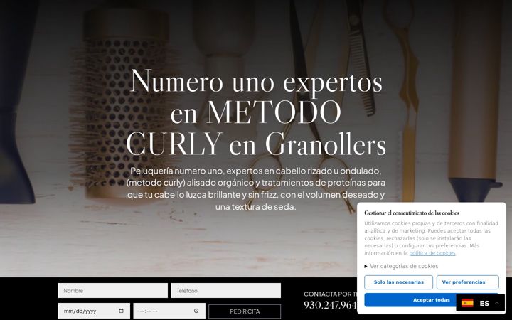 Screenshot of beautysbygelline.com