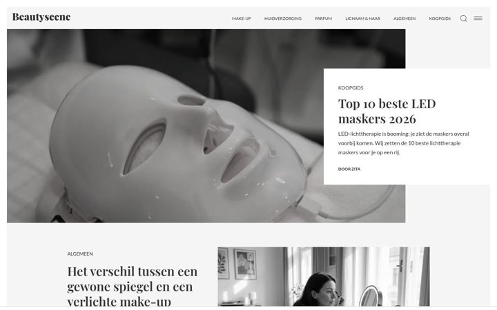 Ekrano kopija beautyscene.nl