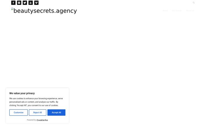 Screenshot of beautysecrets.agency