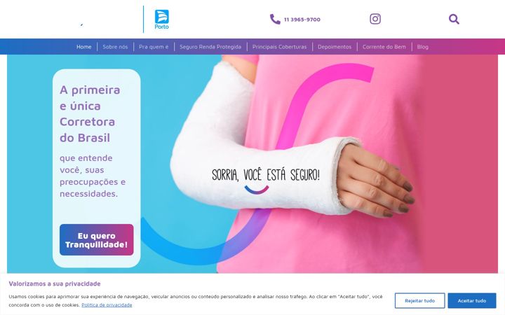 Screenshot of beautyseguros.com.br