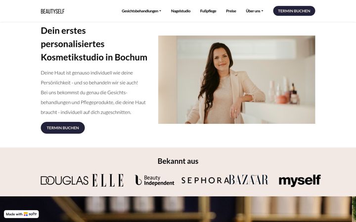 Screenshot του beautyself.de