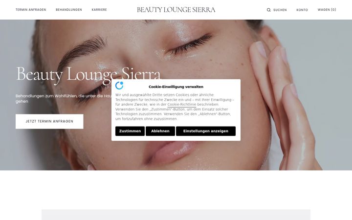 Screenshot του beautysierra.de