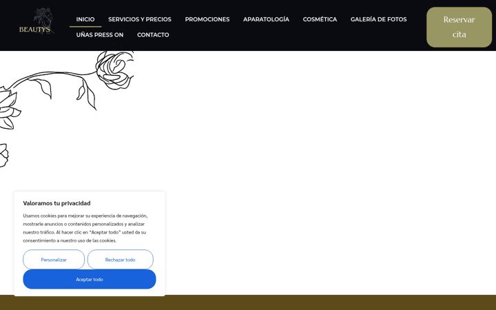 Zrzut ekranu beautyssalonbelleza.es