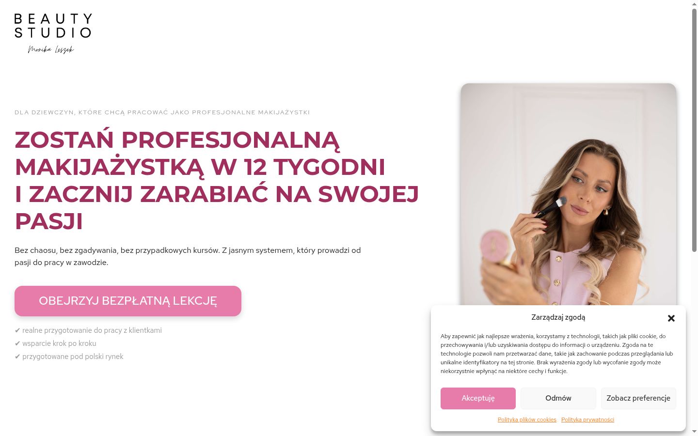 Snímek obrazovky baneru souhlasu zobrazeného před jakoukoli interakcí