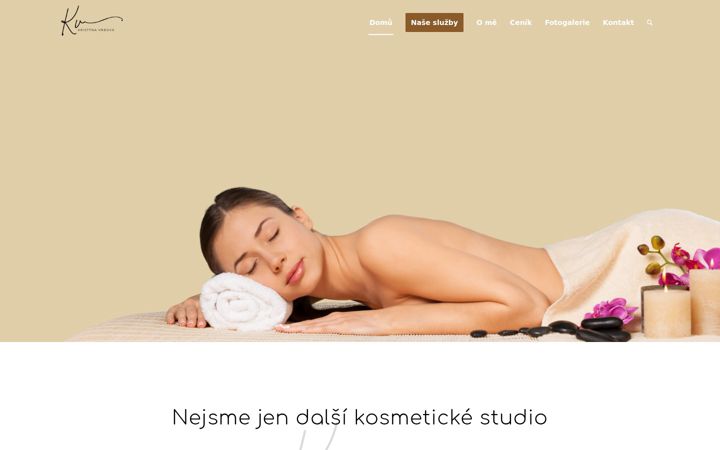 Screenshot of beautystudiovk.cz
