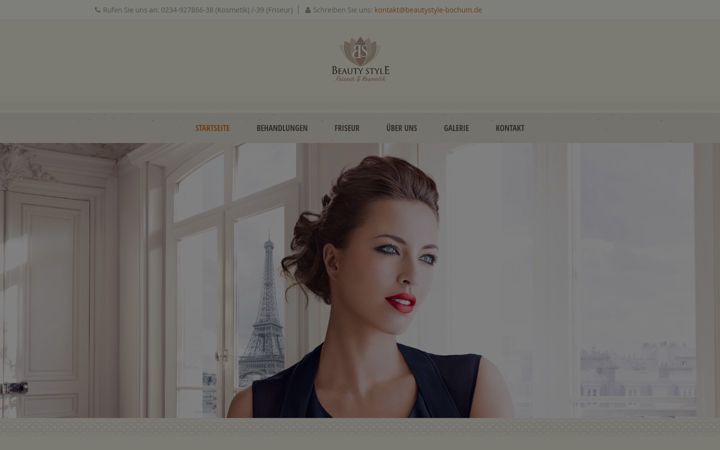 Screenshot of beautystyle-bochum.de