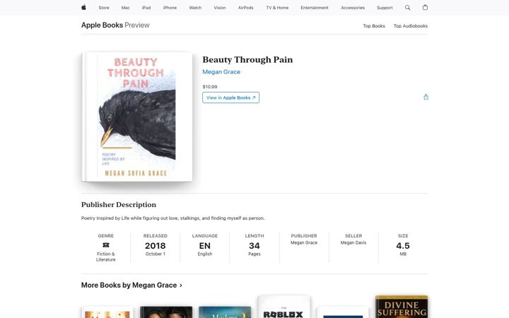 Screenshot of beautythroughpainbygrace.xyz