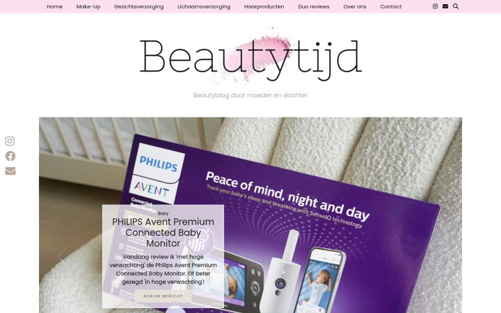 Screenshot of beautytijd.nl