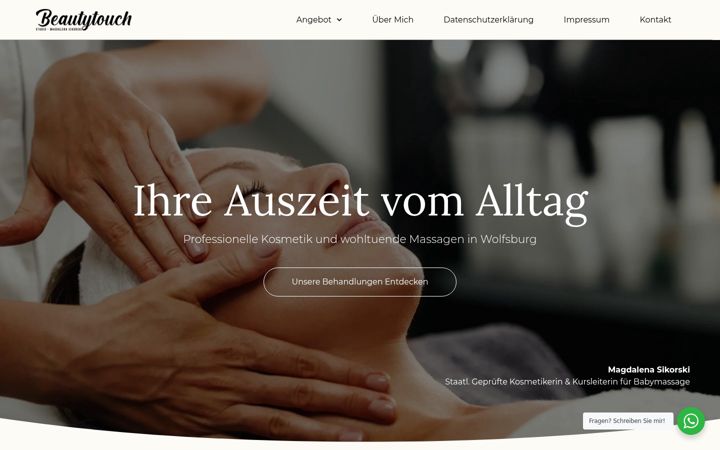 Screenshot of beautytouch.studio