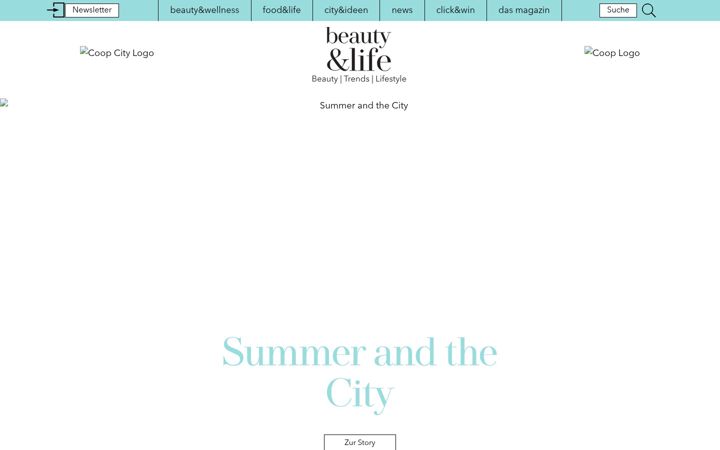 Skærmbillede af beautyundlife.ch