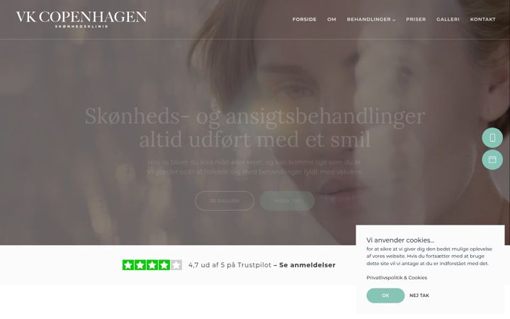Screenshot of beautyvk.dk