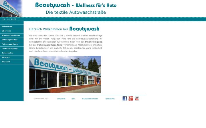 Screenshot of beautywash.de