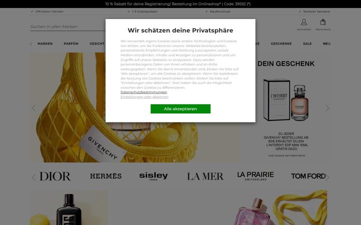 Screenshot of beautywelt.de